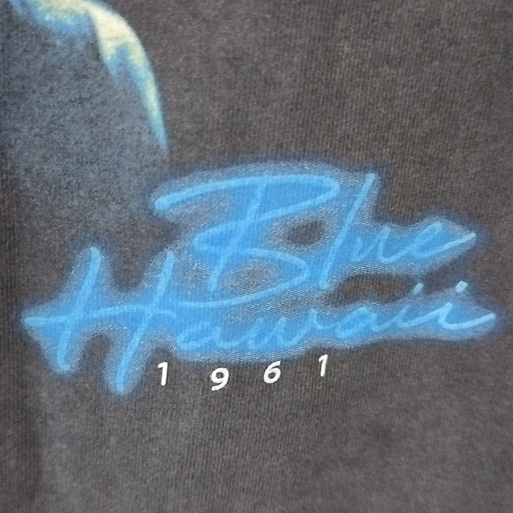 Men's Elvis Presley Blue Hawaiian Graphic Crew Neck Tee Shirt 🌺 - Picture 4 of 6